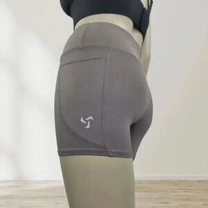 Pedigree eMPWR Women High-Waist Workout Shorts | Dual Pockets | No Front Seam